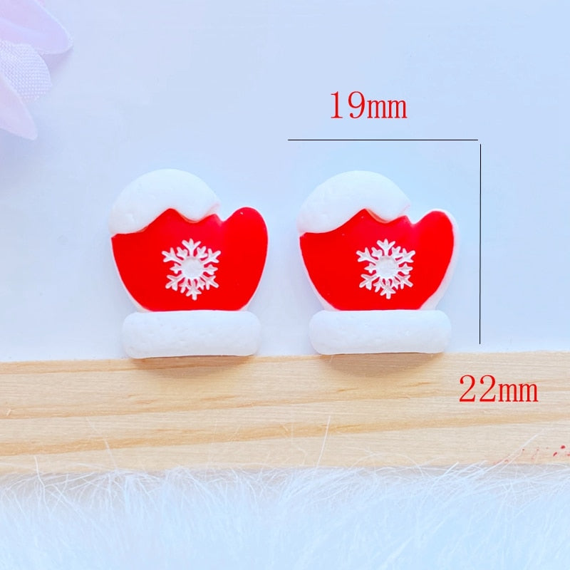 Christmas Collection Flat Back Resin