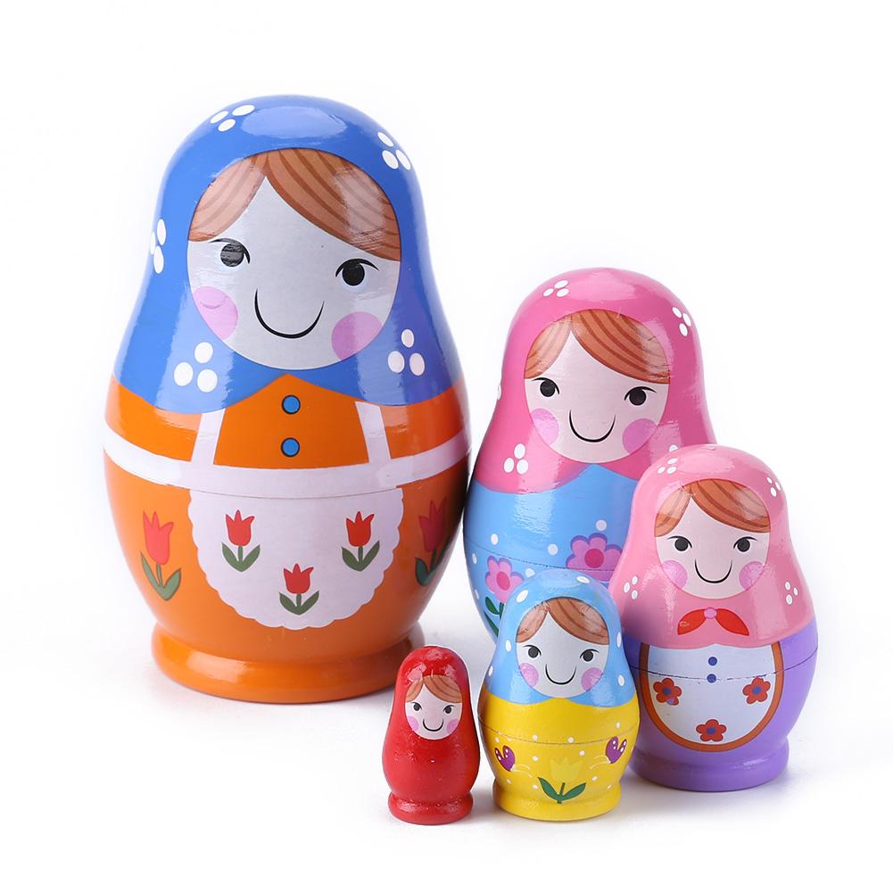 1 Set Wood Russian Nesting Dolls