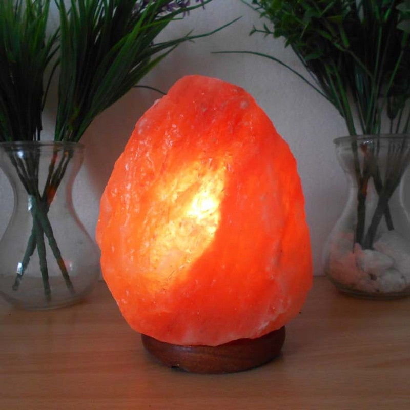 Natural Himalayan Salt Crystal Lamp Hand Carved