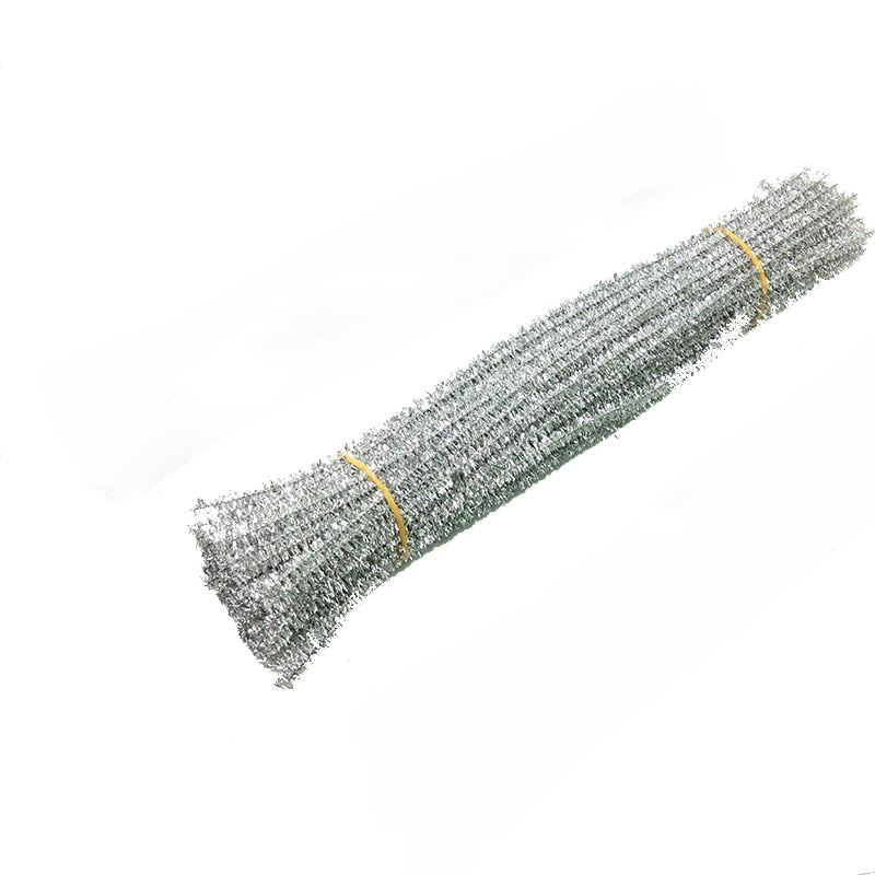 100Pcs Glitter Chenille Pipe Cleaners