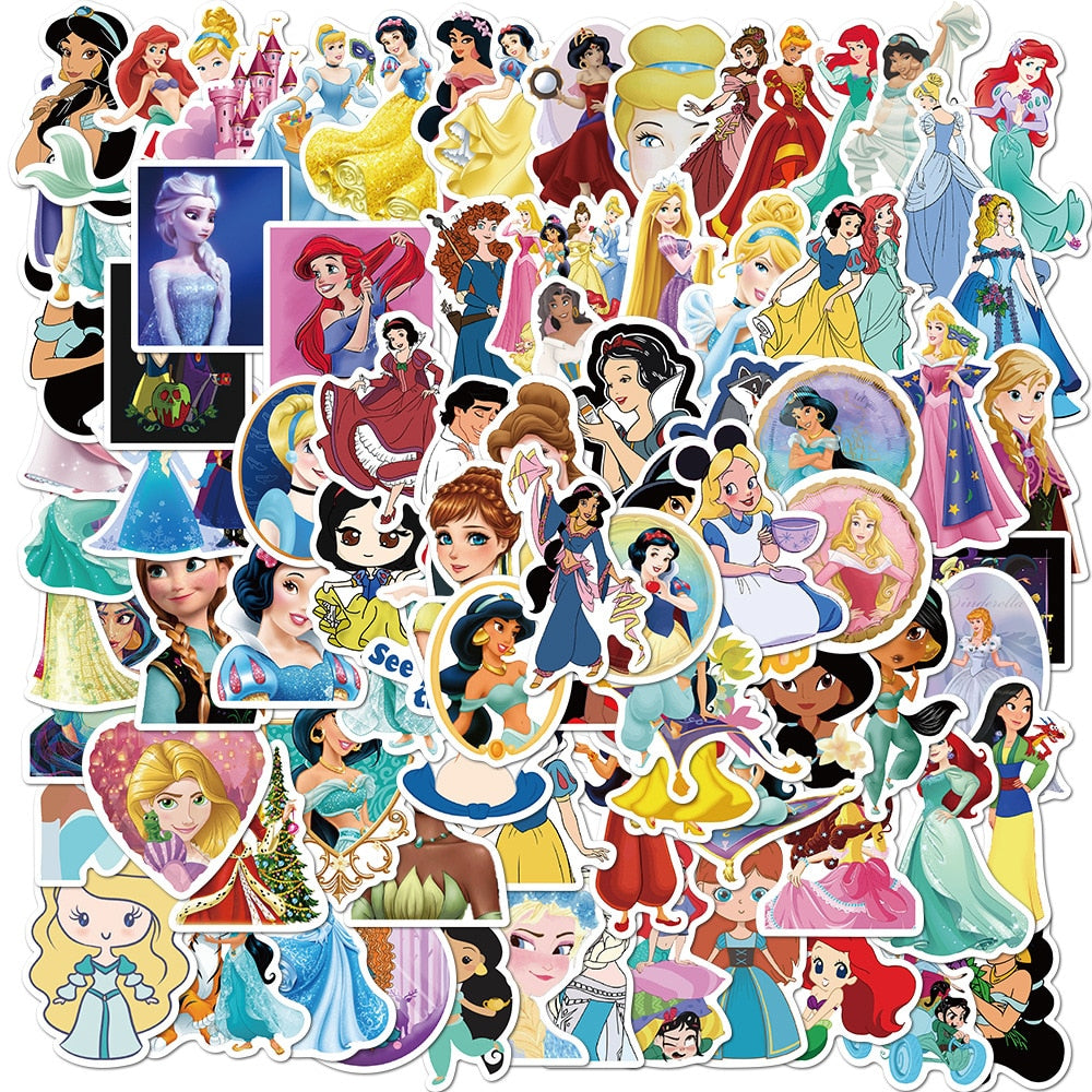 50Pcs Disney Waterproof Stickers