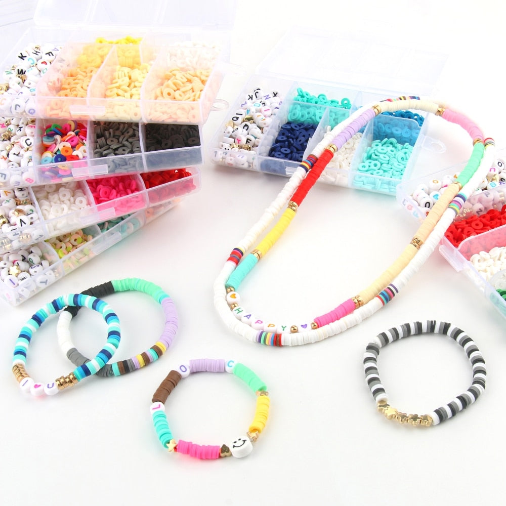 15 Style Mix Polymer Clay Acrylic Jewelry Making Kits