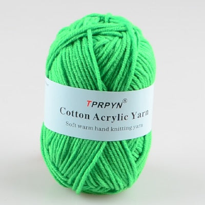 Cotton Blended Worsted Yarn