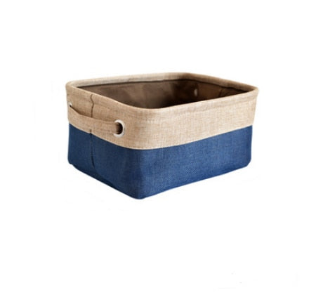 Nordic linen storage basket