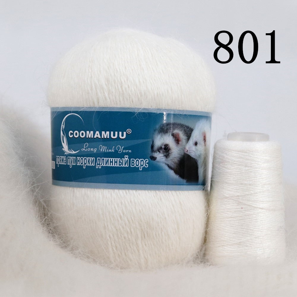 70g/Pcs High Quality Soft Mink Velvet Wool Yarn