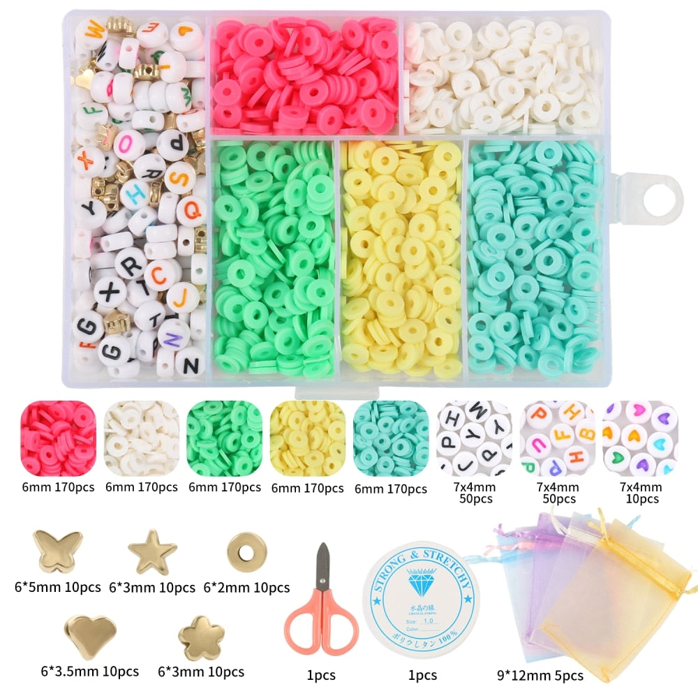 15 Style Mix Polymer Clay Acrylic Jewelry Making Kits