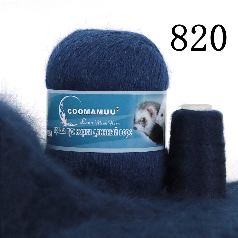 70g/Pcs High Quality Soft Mink Velvet Wool Yarn