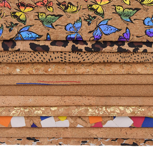 Vintage Soft Cork Synthetic Leather Fabric