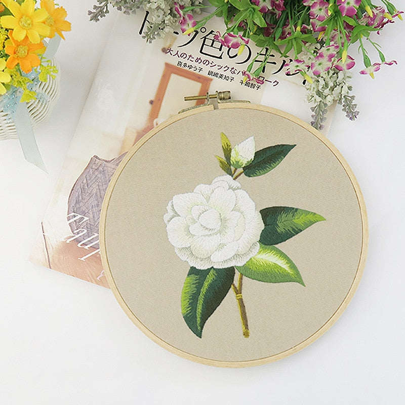 Flower Embroidery Kit