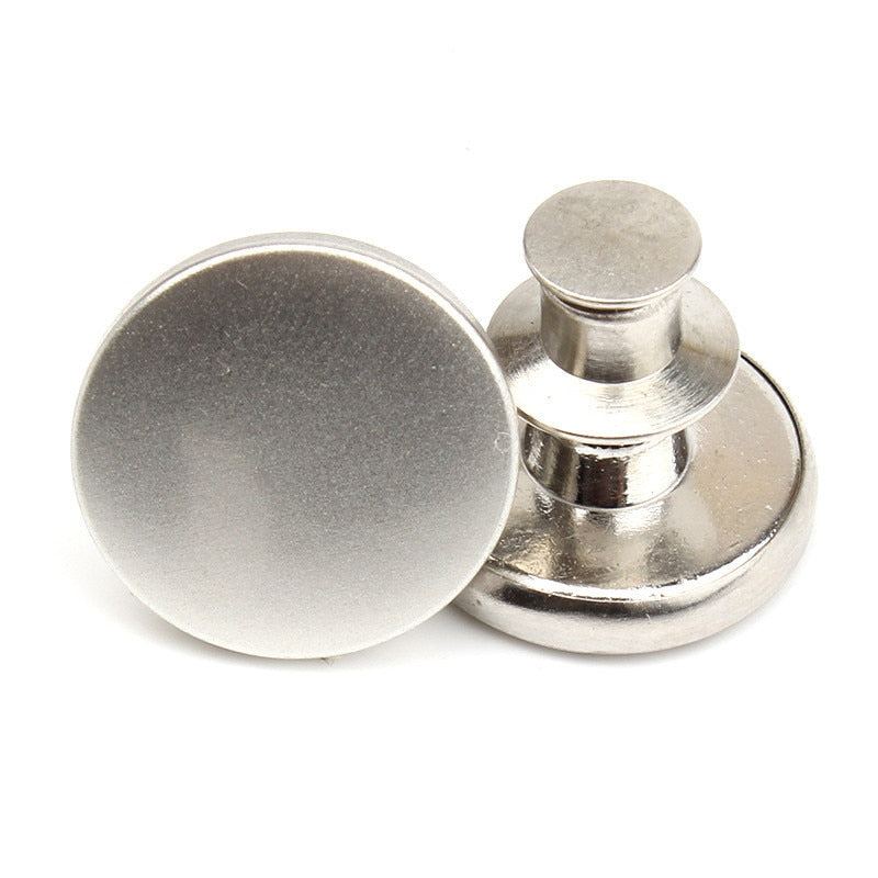 2PCs Snap Fastener Metal Buttons