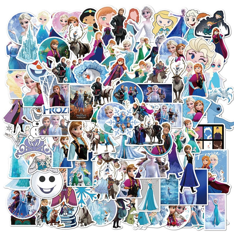 50Pcs Disney Waterproof Stickers