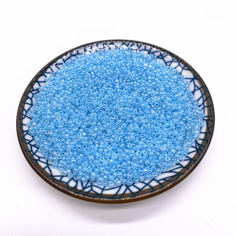 Czech Glass Seed Beads (size and color options, 200/500/1000 per pack)