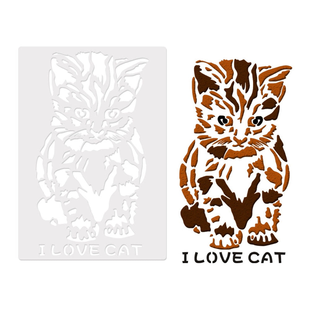 Cat Stencil Template