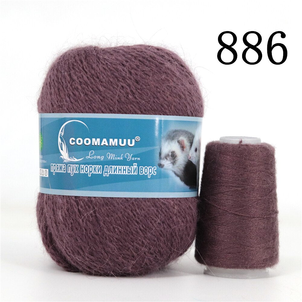 70g/Pcs High Quality Soft Mink Velvet Wool Yarn