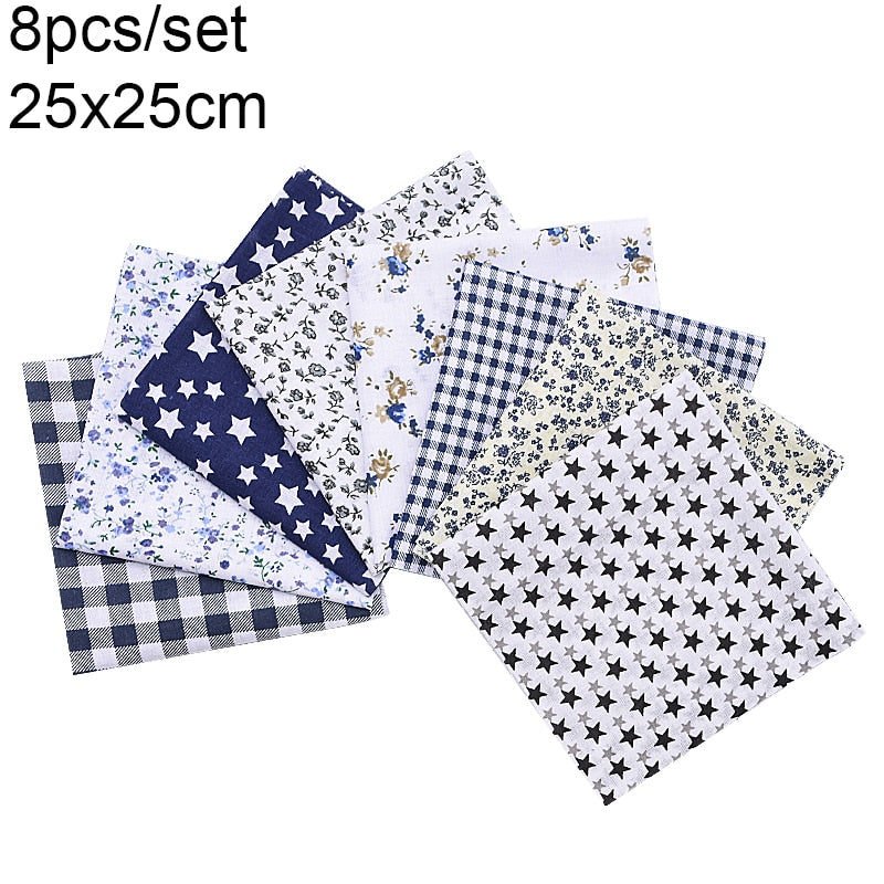 7-50pcs Assorted Floral Printed Cotton Fabric