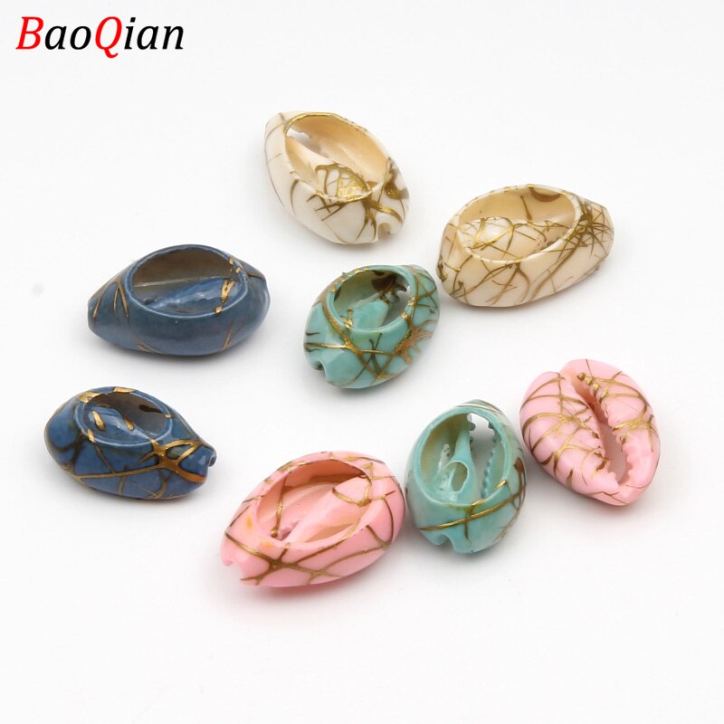 Natural Shell Loose Spacer Beads