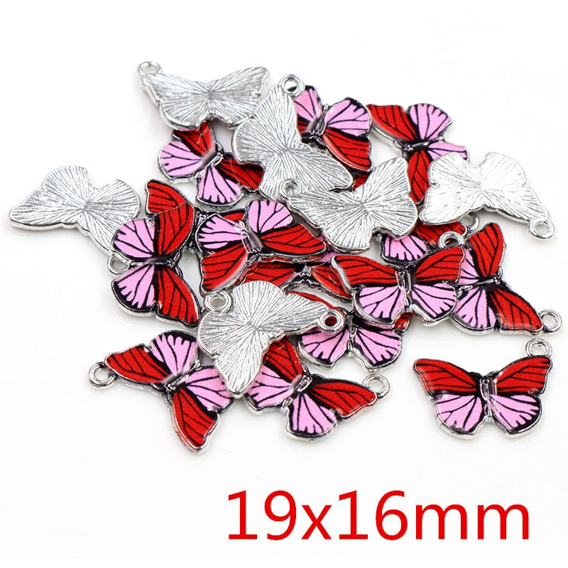 Colorful Butterfly Charms