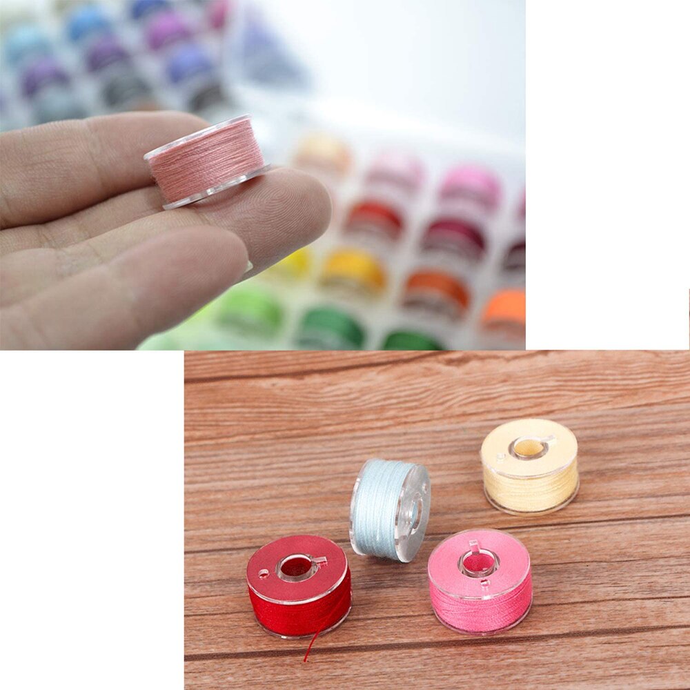 5-20 Colors/Set Threaded Bobbins