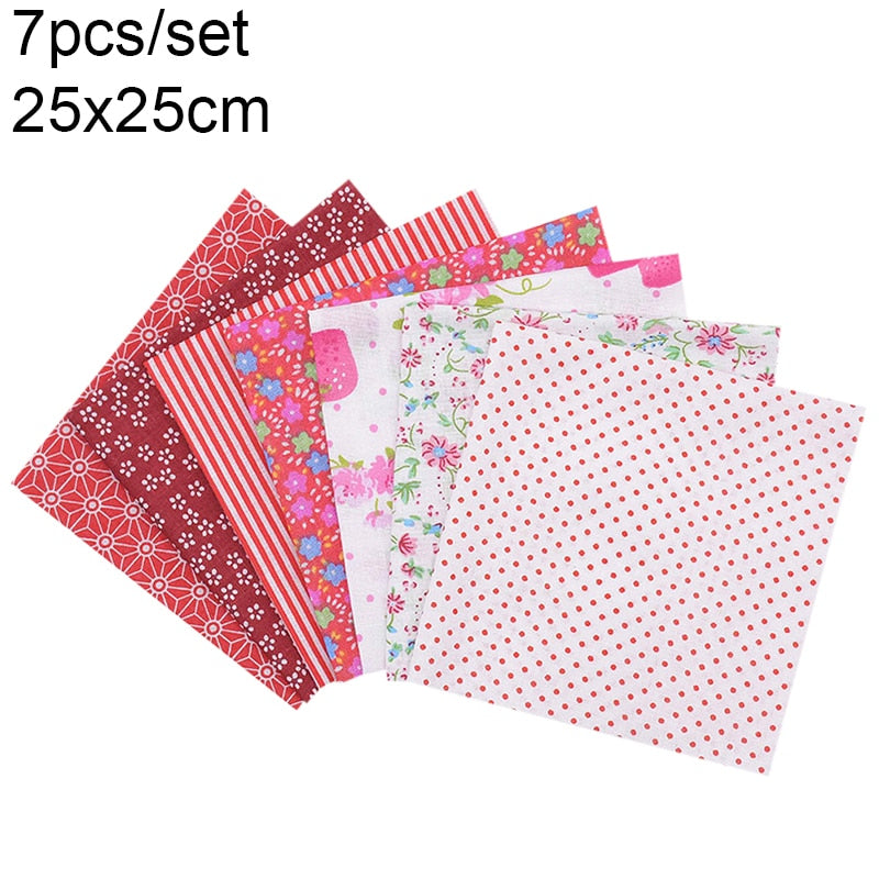 7-50pcs Assorted Floral Printed Cotton Fabric