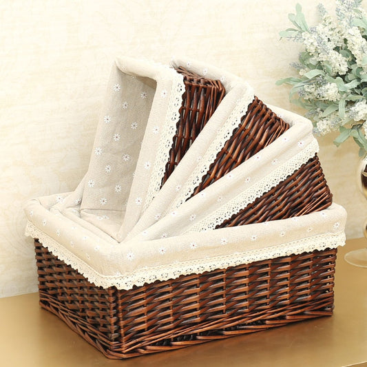 Handmade Rattan Storage Baskets