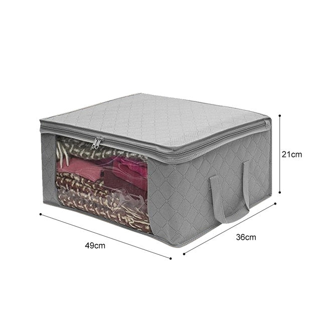 Quilt Storage Bag With Lid