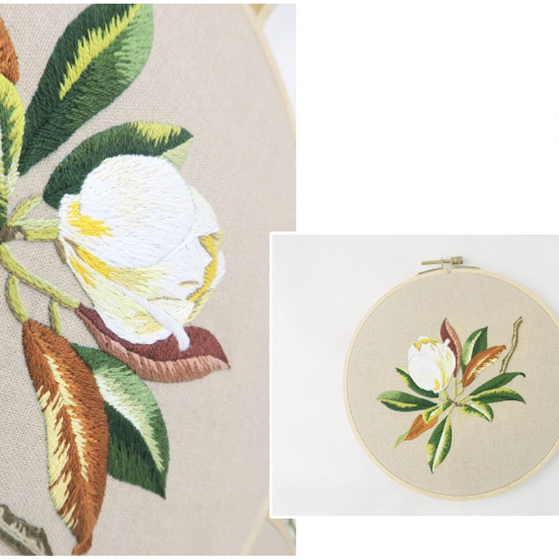 Flower Embroidery Kit