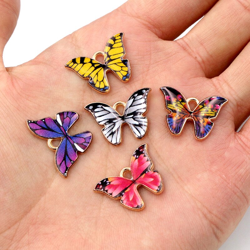 Colorful Butterfly Charms