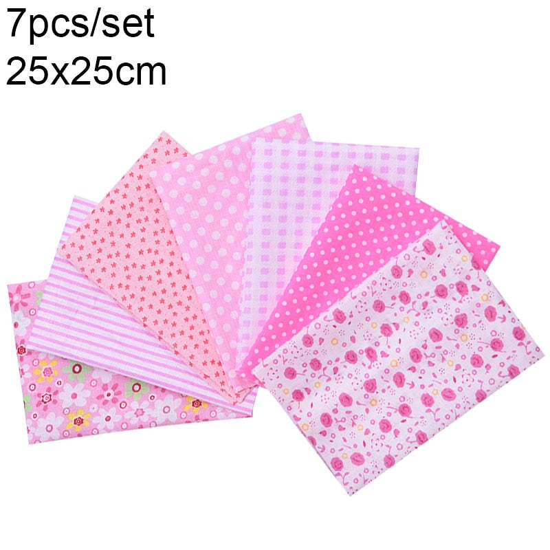 7-50pcs Assorted Floral Printed Cotton Fabric