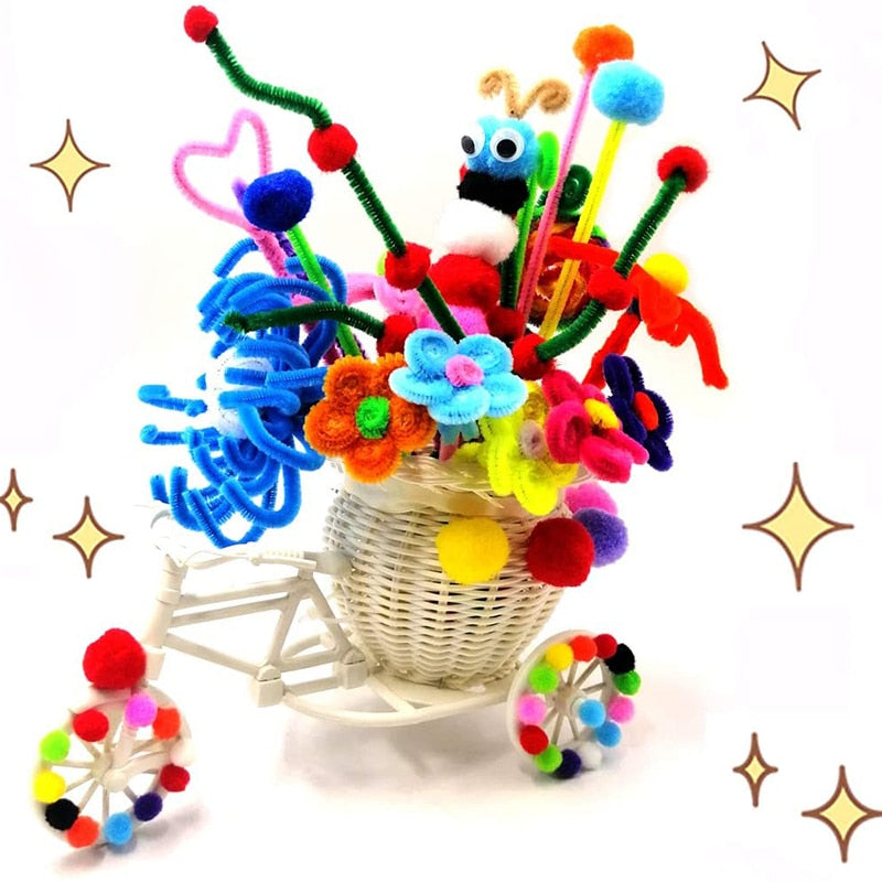 500pcs Plush Shapes and Pipes