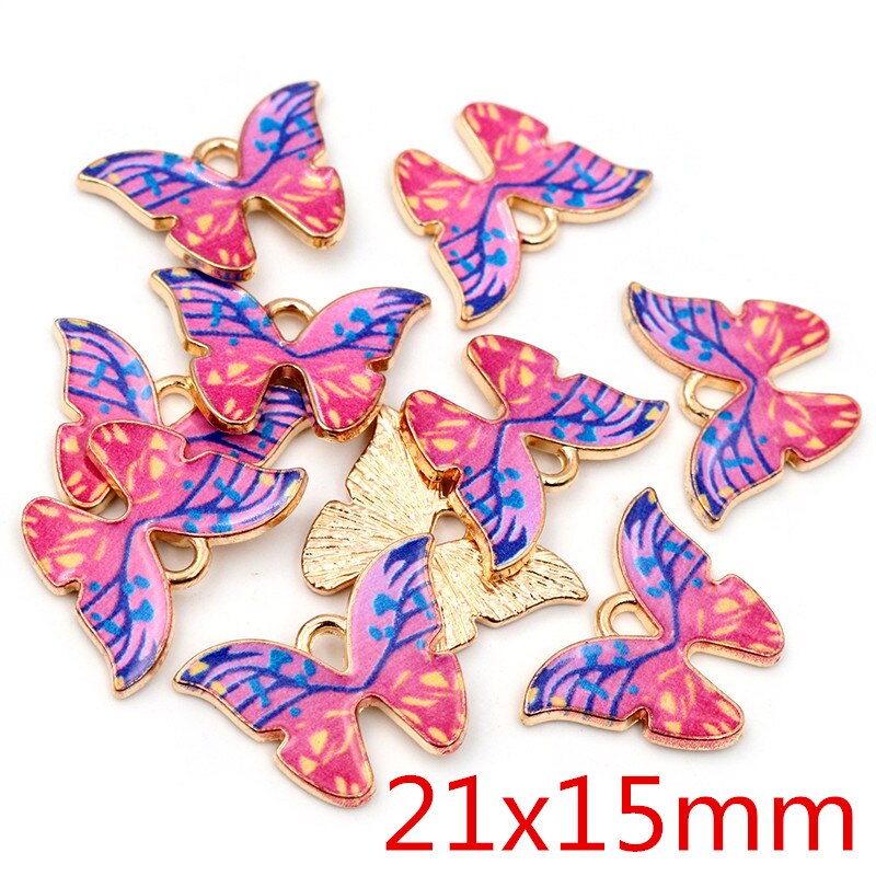 Colorful Butterfly Charms