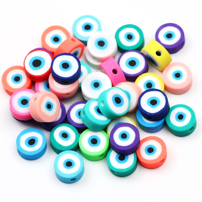 Mixed Polymer Clay Beads (color/style options)