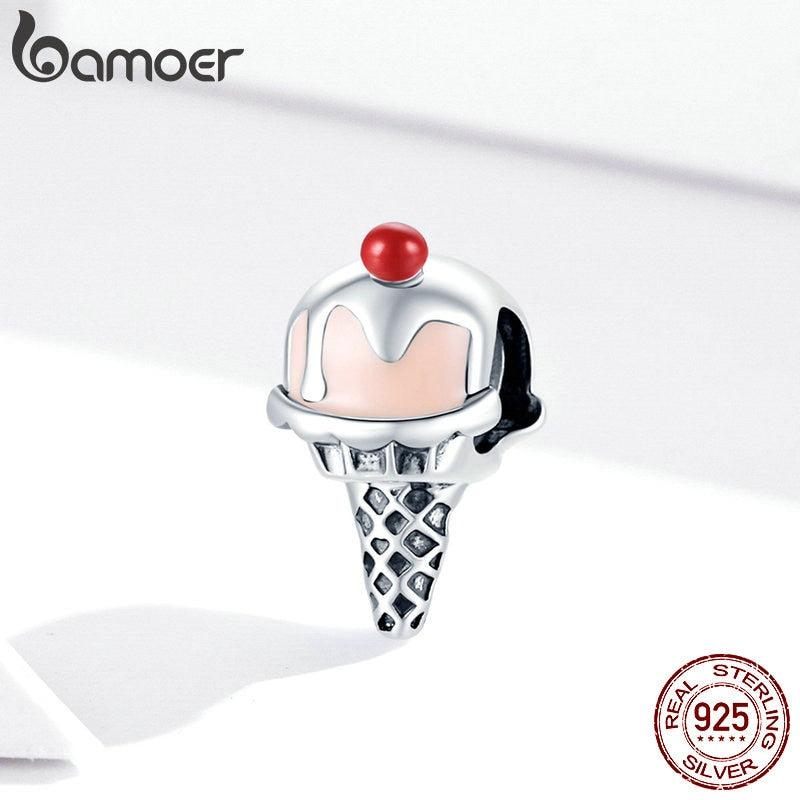 Bamoer Bracelet Summer Series Sweet Cones Charm