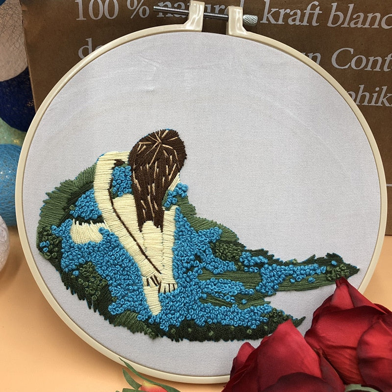 Plant Embroidery Kit