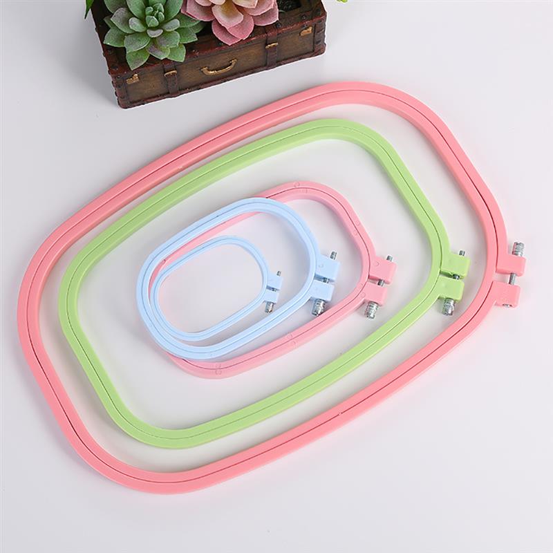 Plastic Embroidery Hoops Set