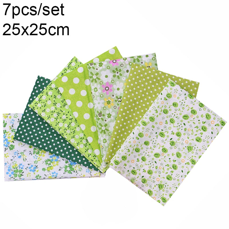 7-50pcs Assorted Floral Printed Cotton Fabric