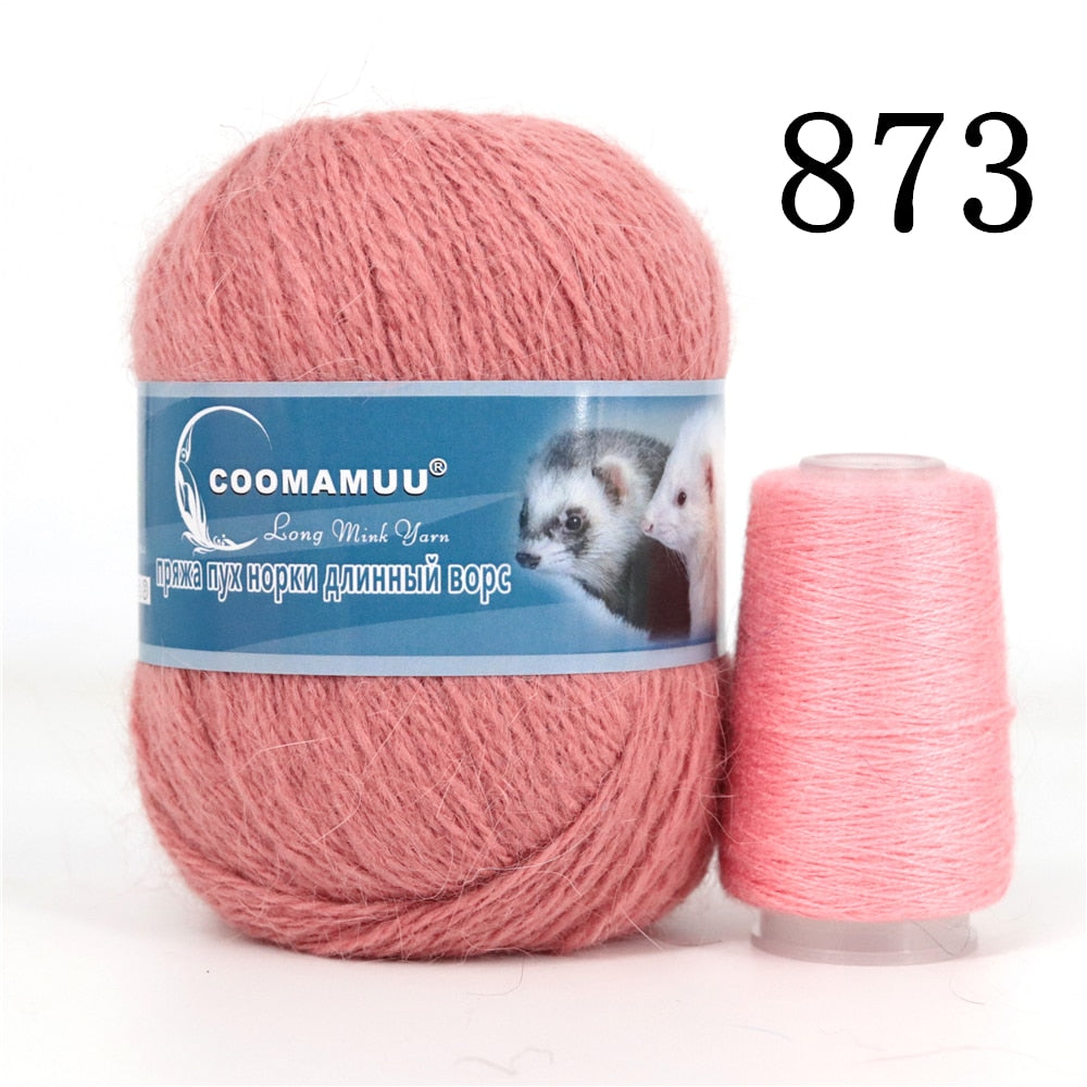 70g/Pcs High Quality Soft Mink Velvet Wool Yarn