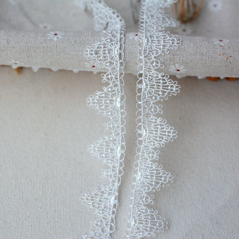 Black or White Lace Ribbon Trim