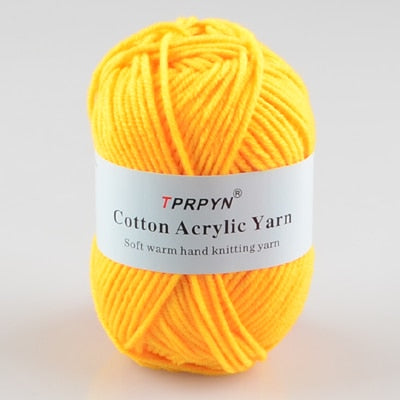 Cotton Blended Worsted Yarn