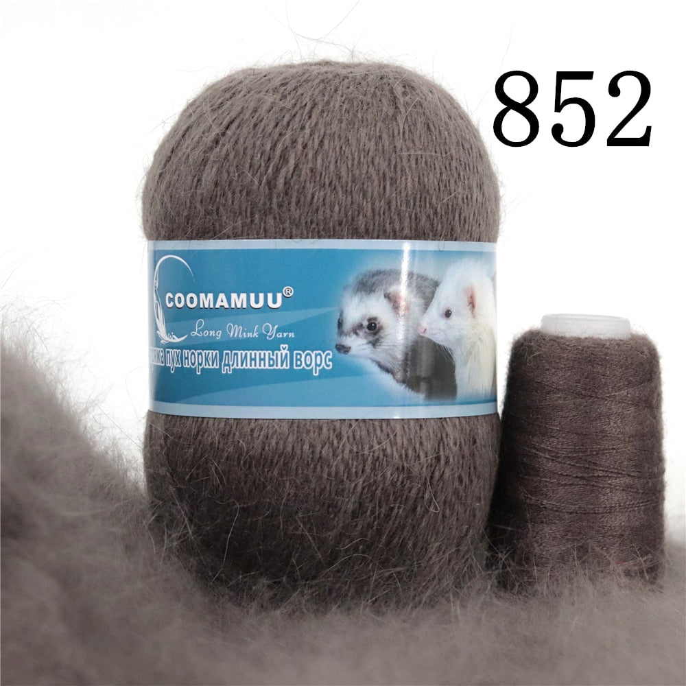 70g/Pcs High Quality Soft Mink Velvet Wool Yarn