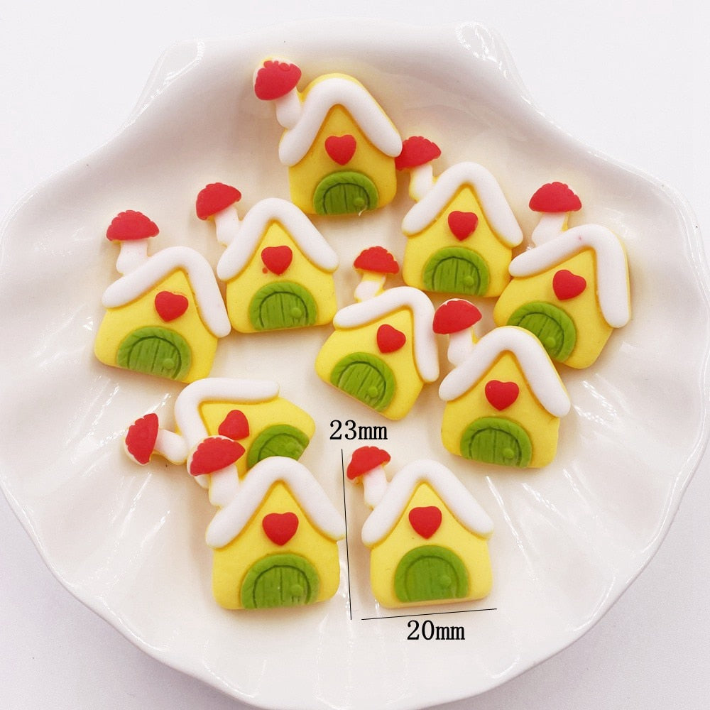 Resin Flatback Christmas (12/pack, style options)