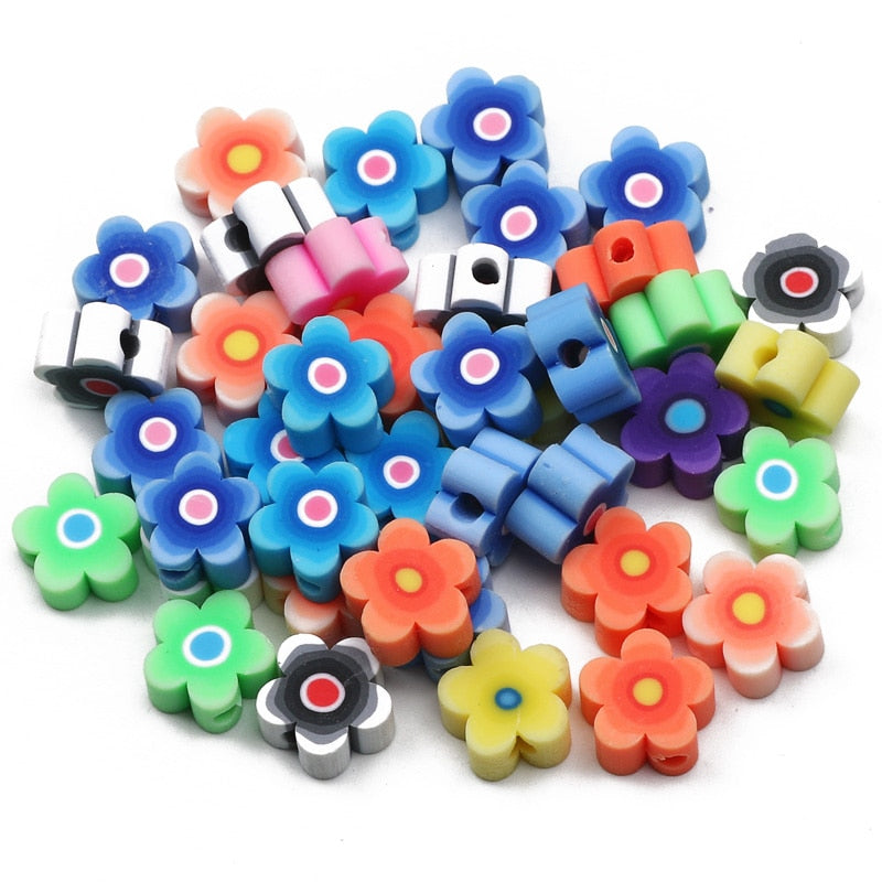 Mixed Polymer Clay Beads (color/style options)