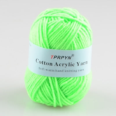 Cotton Blended Worsted Yarn