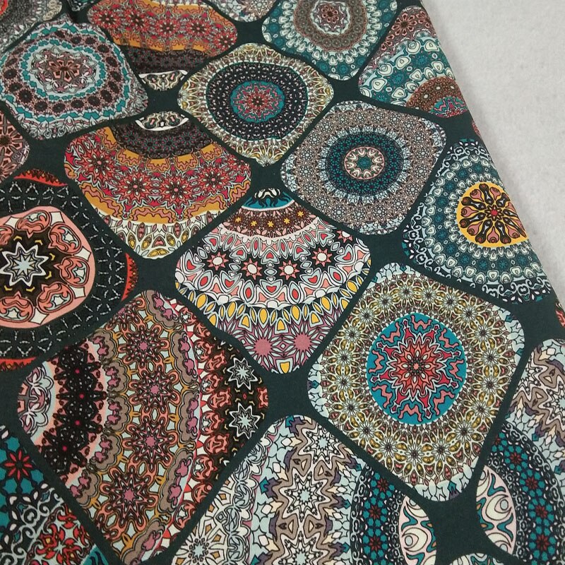 Geometric Paterned Cotton Fabric