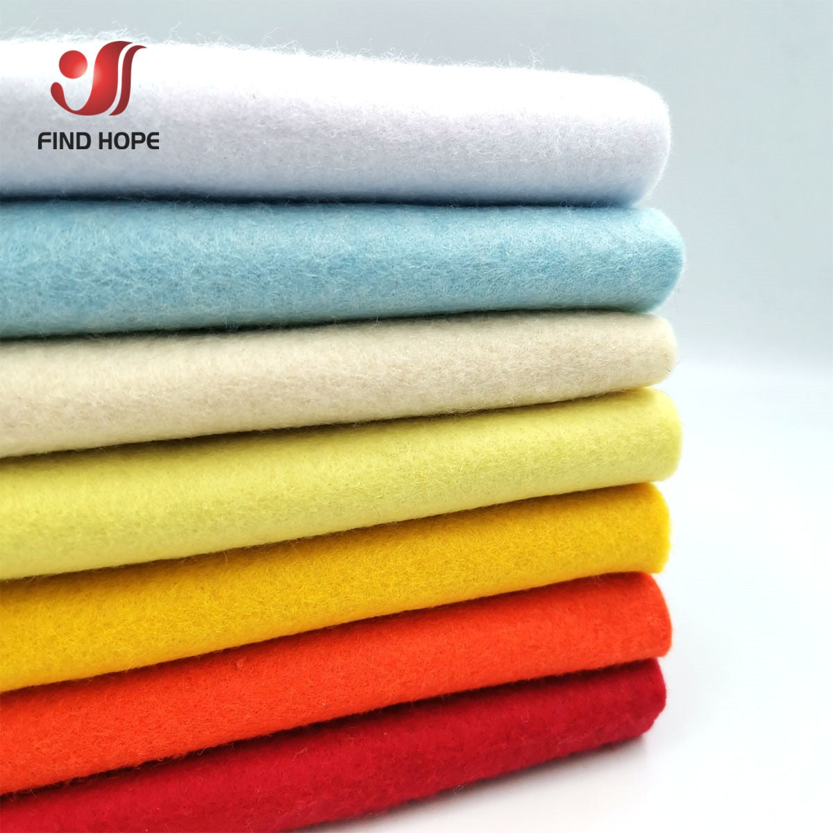 7 Rolls Soft Felt Fabric Non-woven