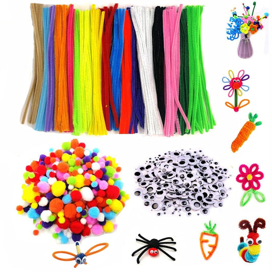 500pcs Plush Shapes and Pipes