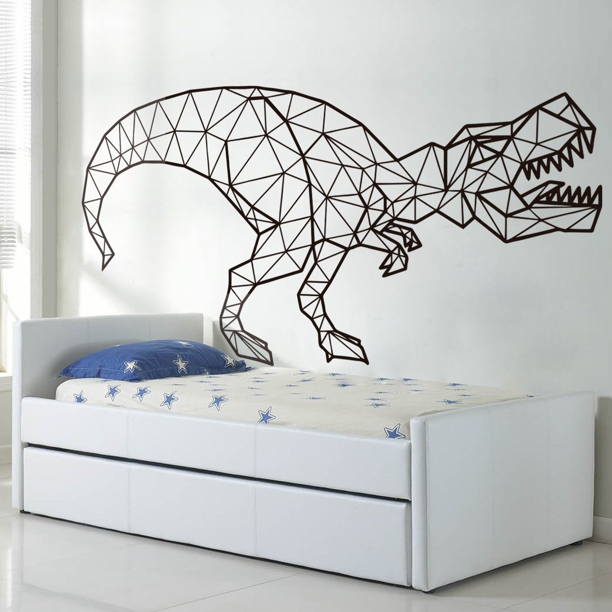 Geometric Tyrannosaurus Wall Stickers