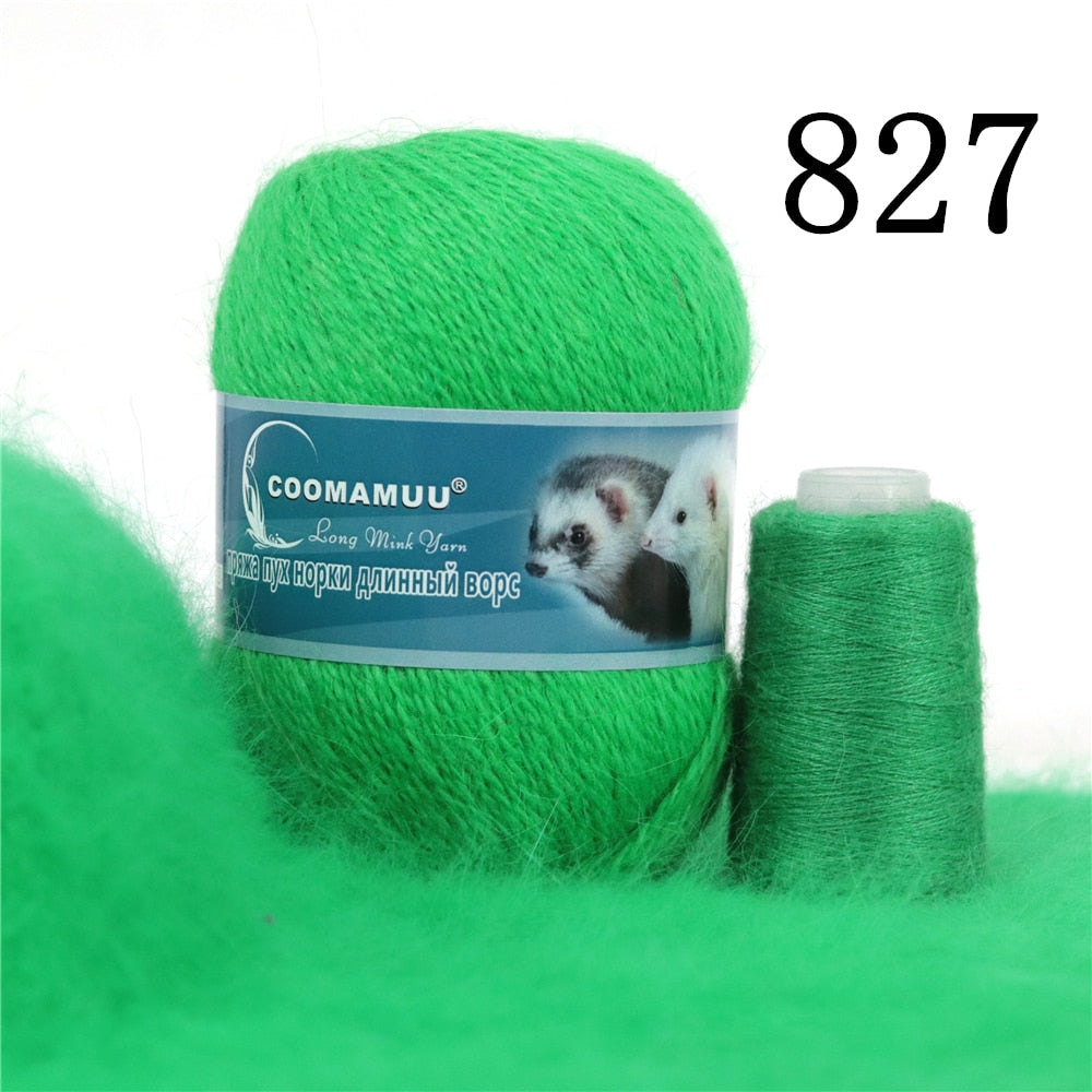 70g/Pcs High Quality Soft Mink Velvet Wool Yarn