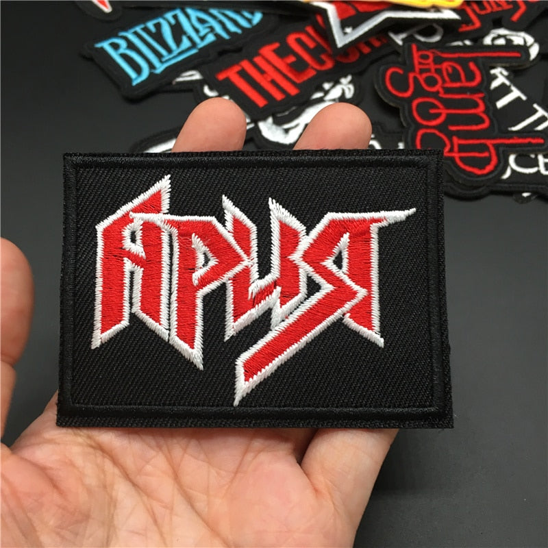 25PCS/Lot Rock Band Embroidery Patches