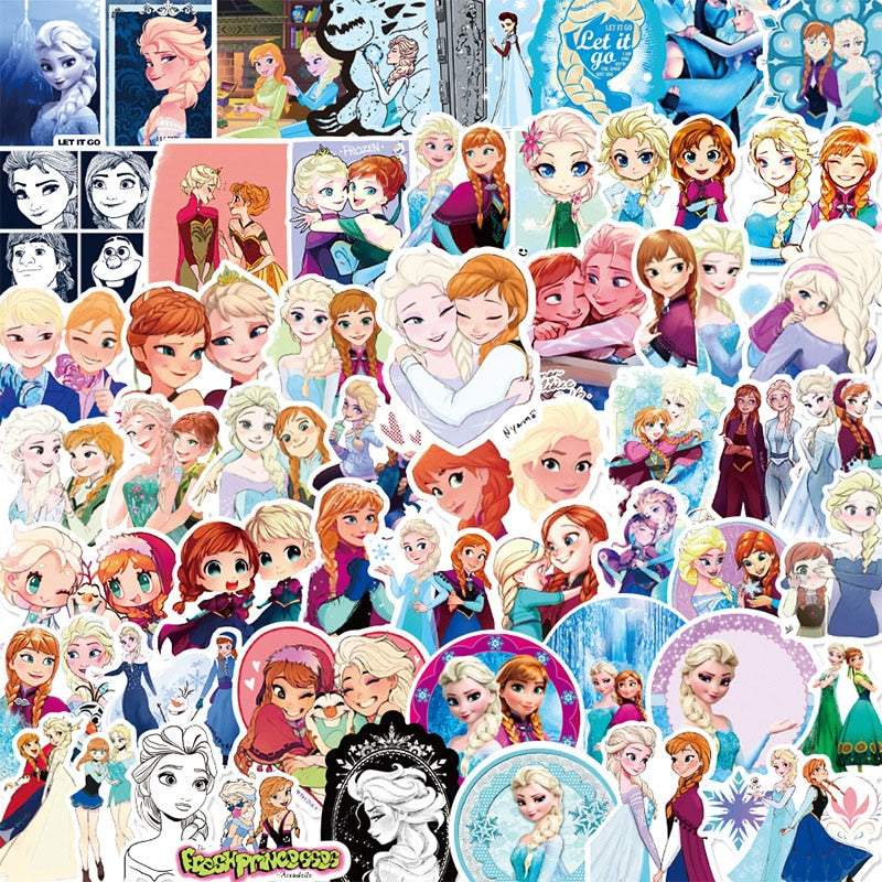 50Pcs Disney Waterproof Stickers