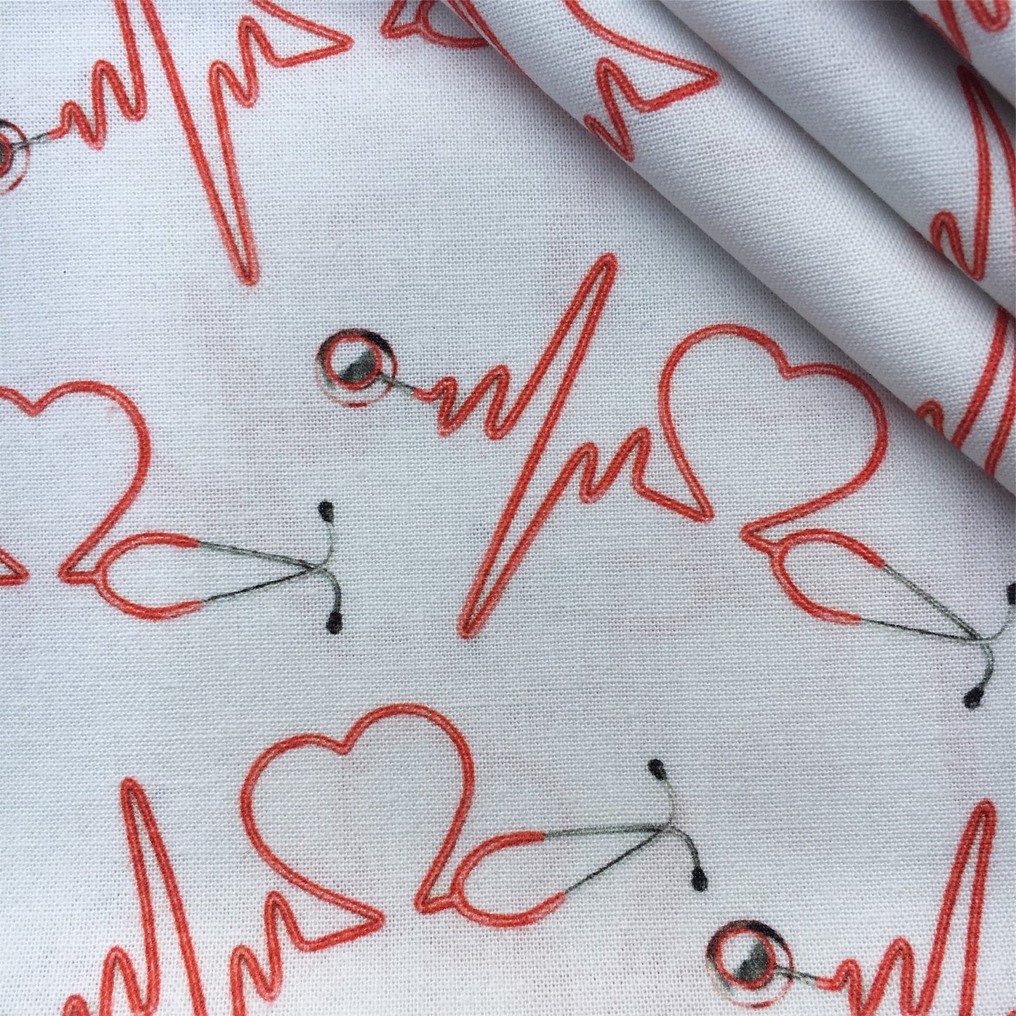 Healthy Nurse Polyester Cotton Fabric